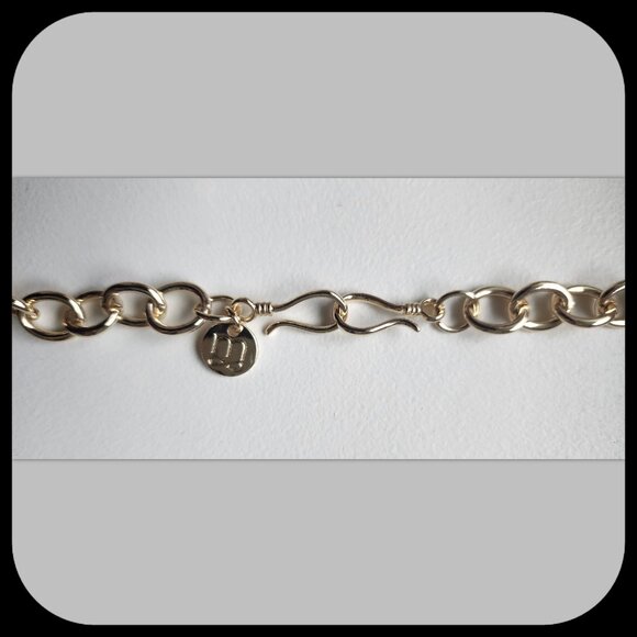 STELLA & DOT || 18” Polished Gold Colour Chunky Necklace - Picture 3 of 4